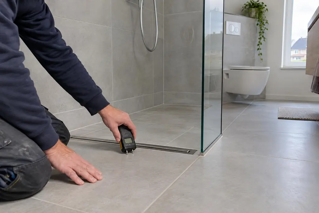 Lekdetectie Maarn – badkamer in een nieuwbouwwoning